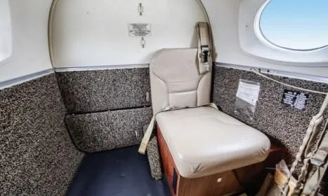 Cabin interior of a 2005 BEECHCRAFT KING AIR C90B.