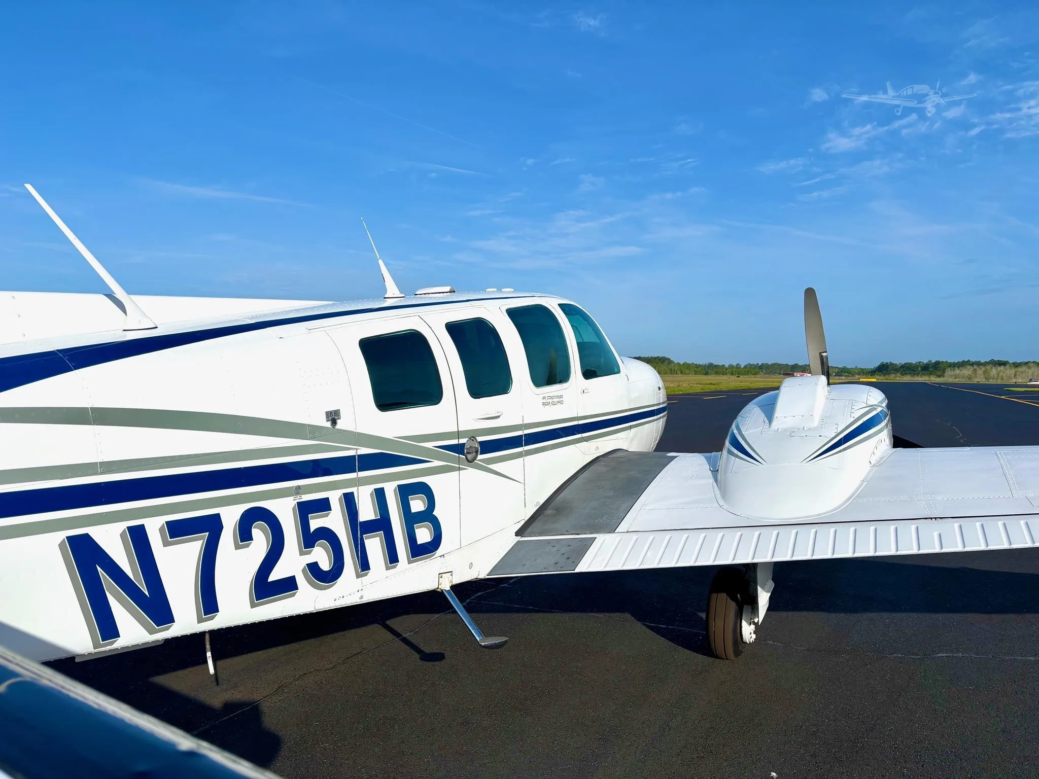 Marketing image of a 1996 BEECHCRAFT 58 BARON.