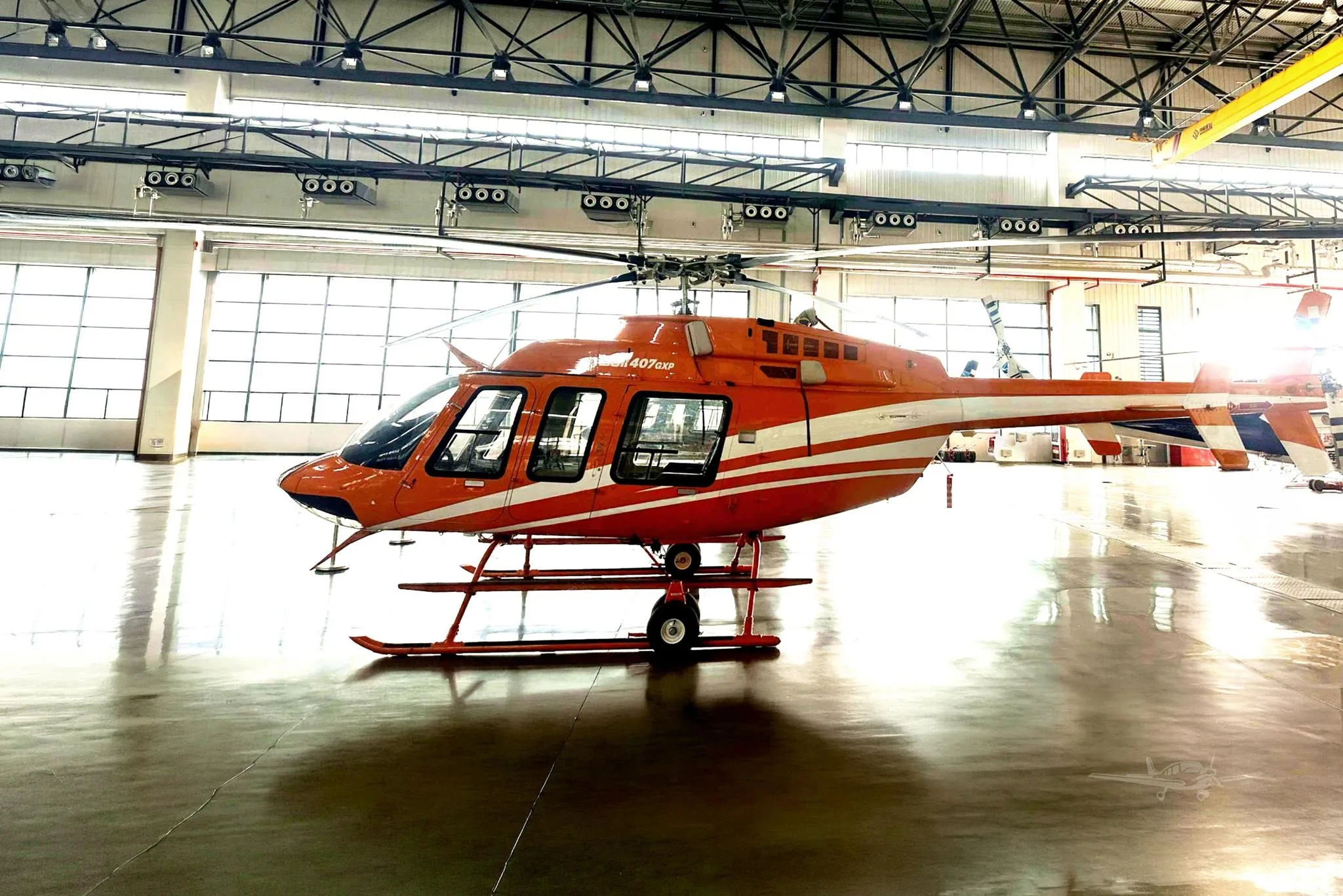 Exterior view of a 2018 BELL 407GXP.