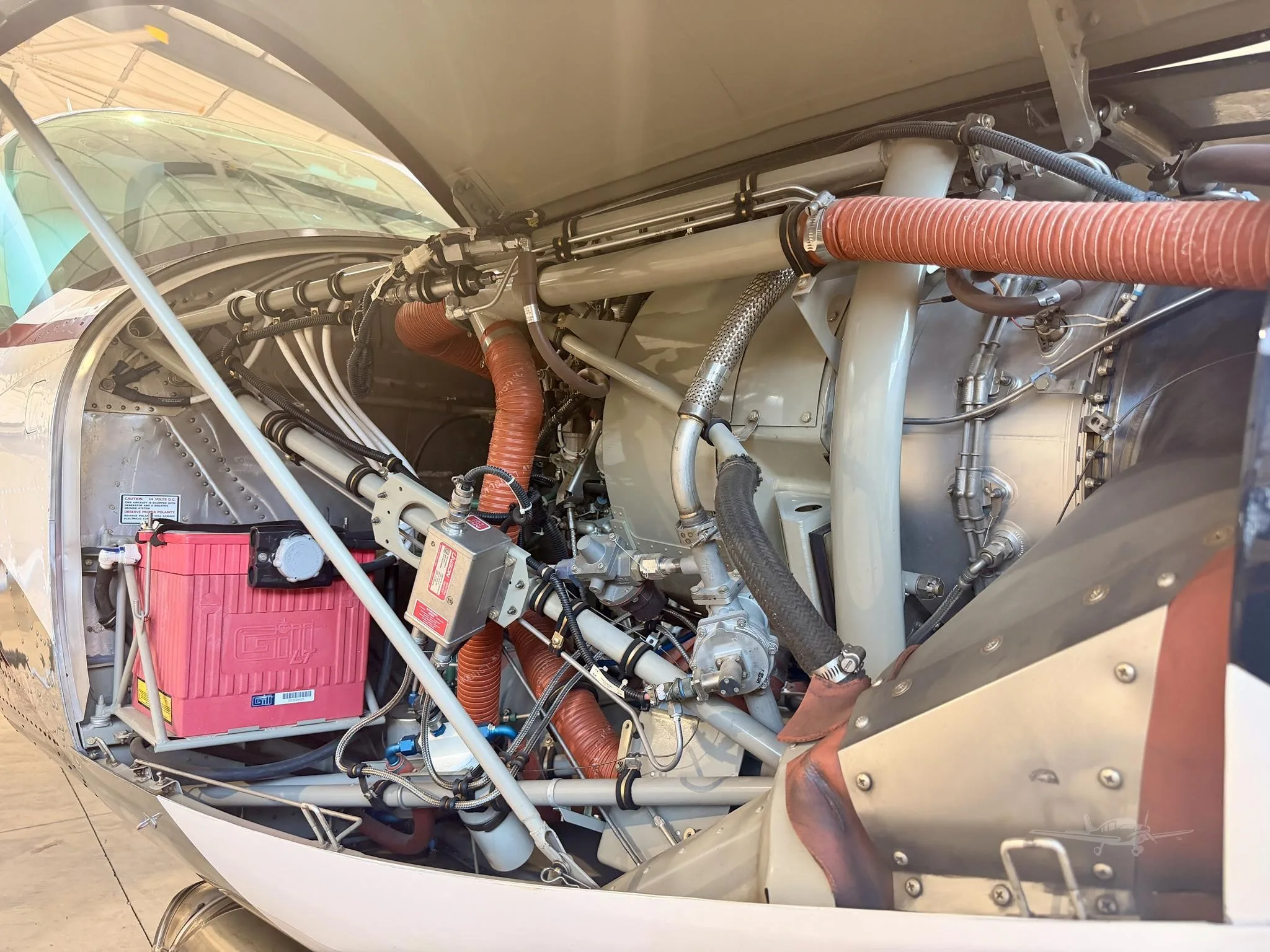 Engine detail of a 2011 CESSNA CARAVAN 208.