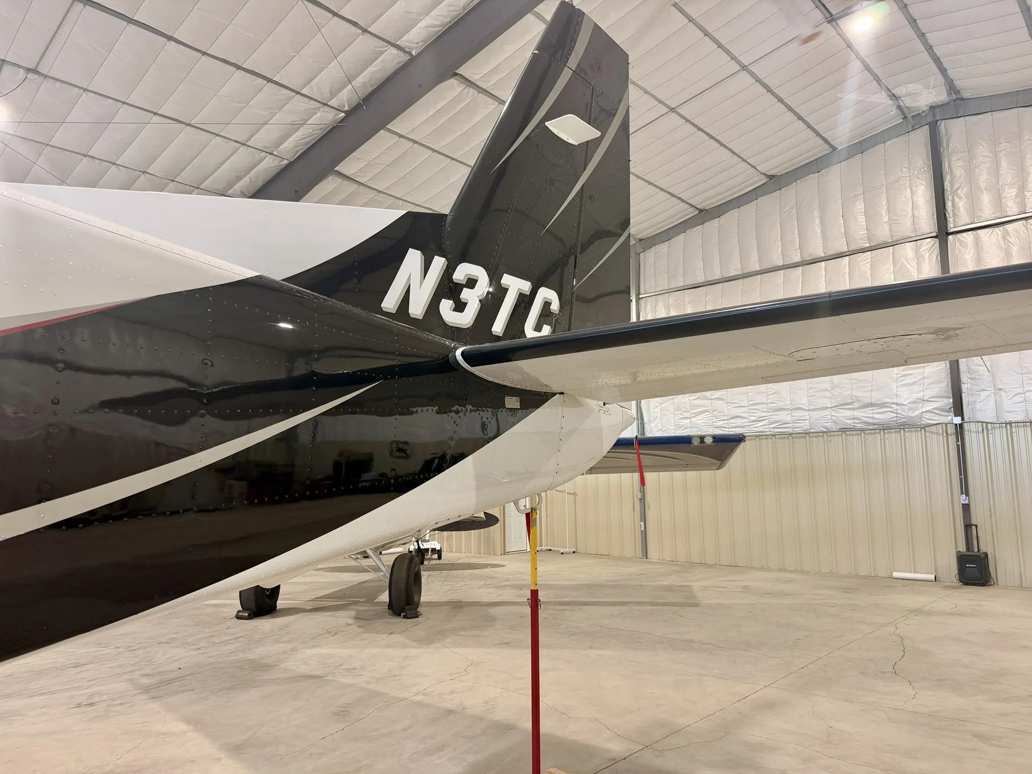 Exterior view of a 2011 CESSNA CARAVAN 208, N3TC.