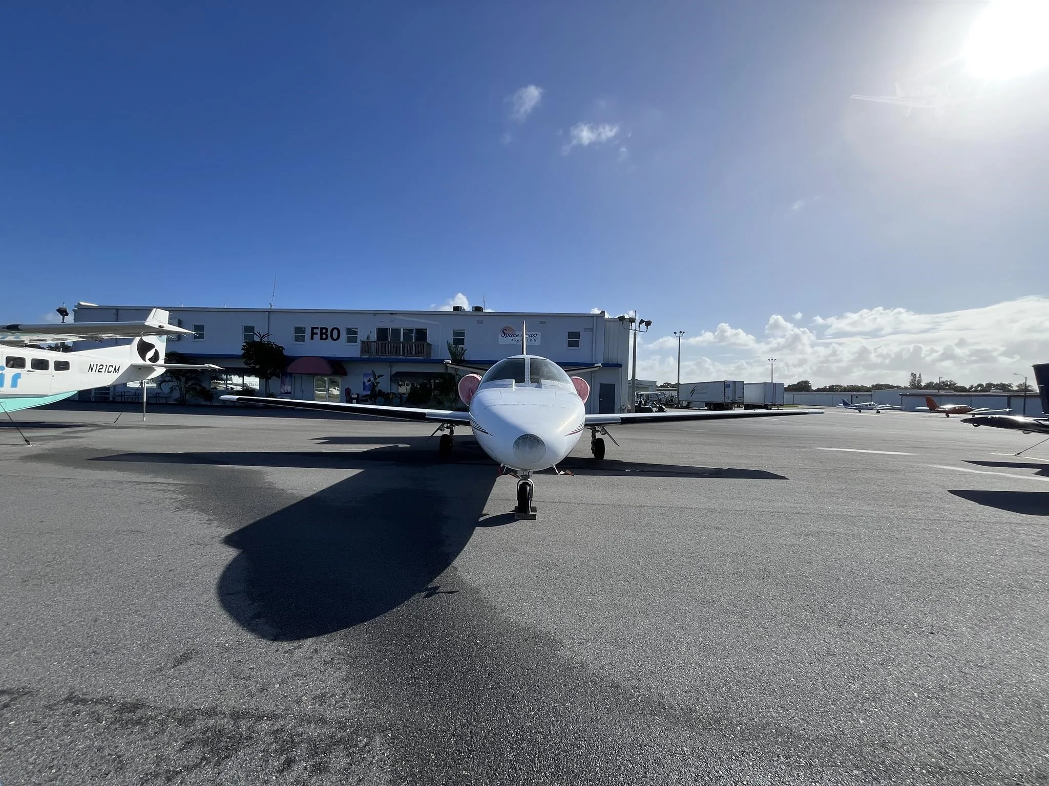 Exterior view of a 1978 CESSNA CITATION ISP, N204CA.