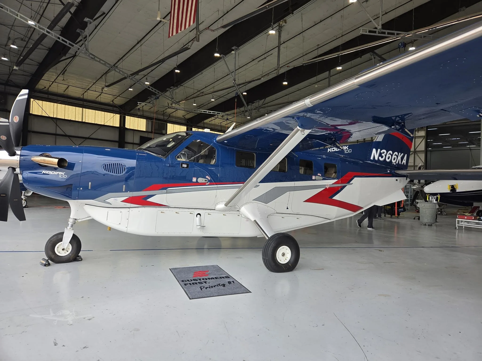 Exterior view of a 2026 DAHER KODIAK 100 SERIES III, N366KA.