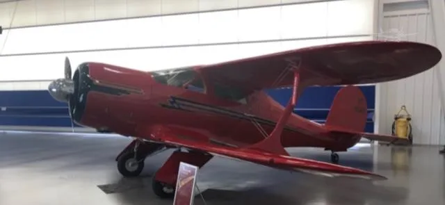 Exterior view of a 1946 BEECHCRAFT 17 STAGGERWING, N80321.