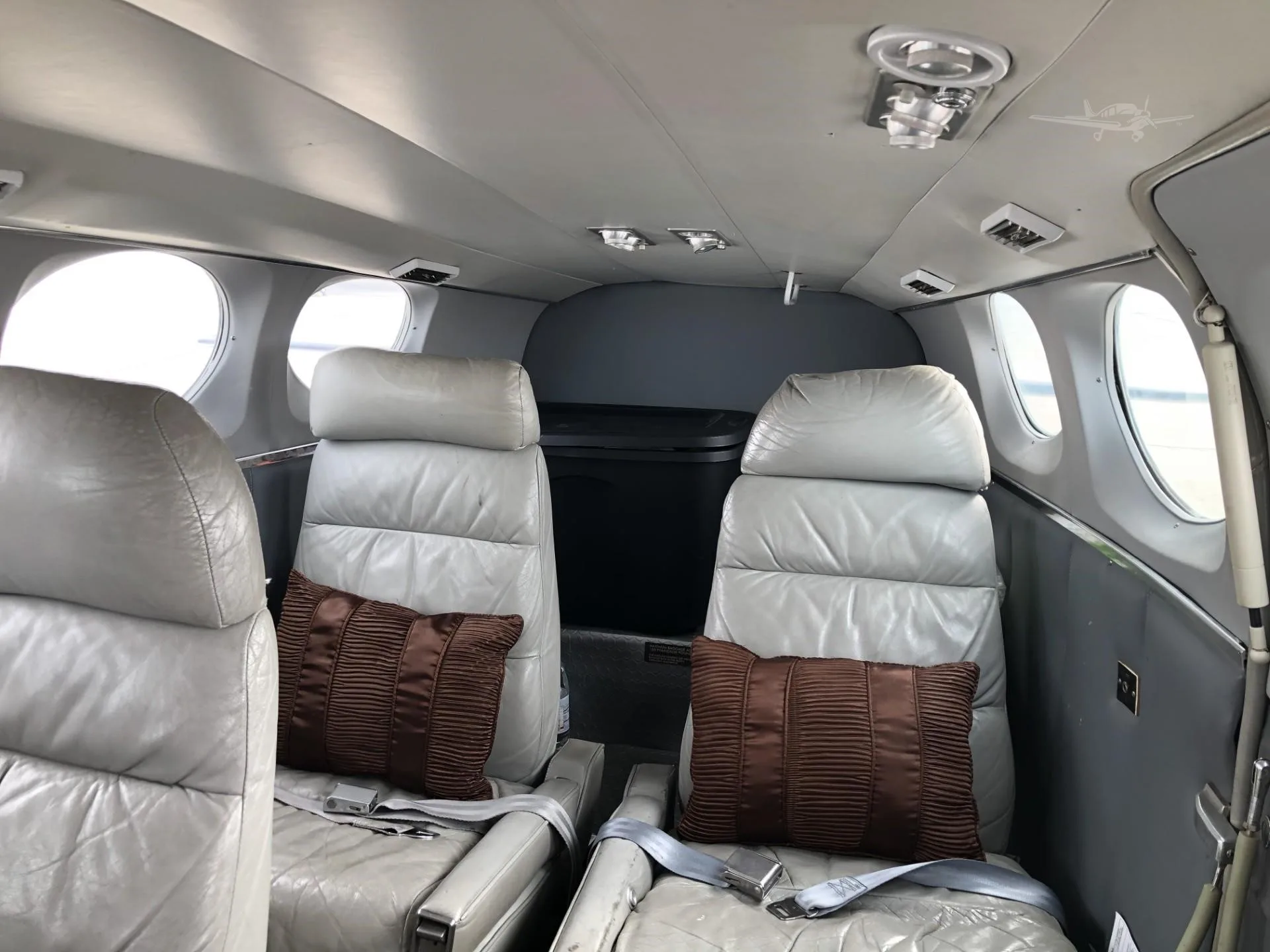 Cabin interior of a 1979 CESSNA 414A.