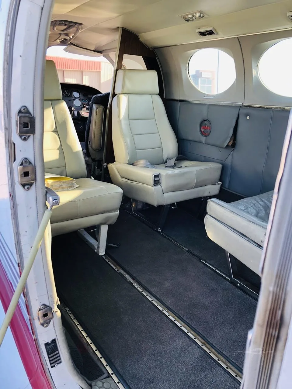 Cabin interior of a 1979 CESSNA 414A.