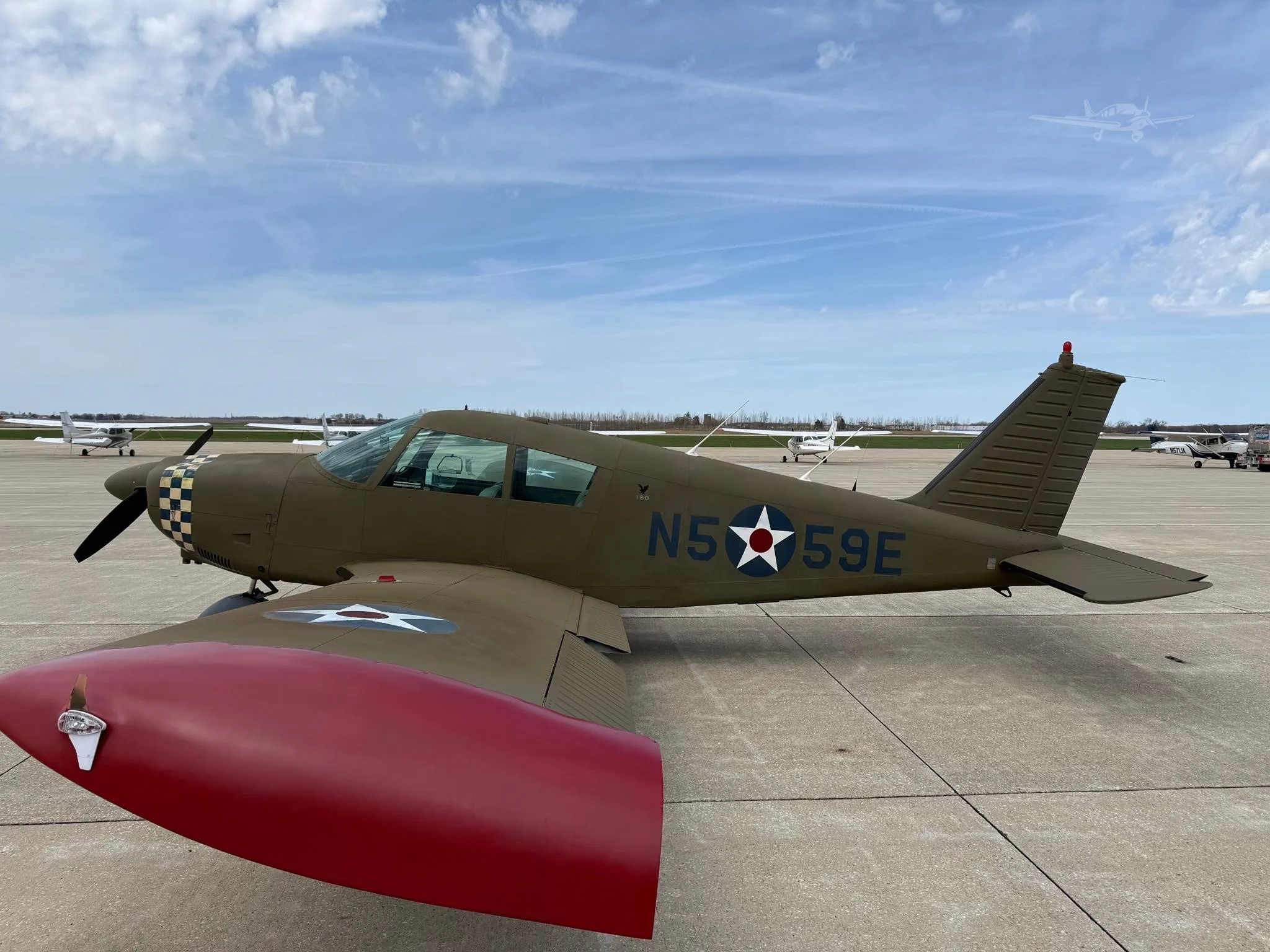 Marketing image of a 1966 PIPER CHEROKEE 180.