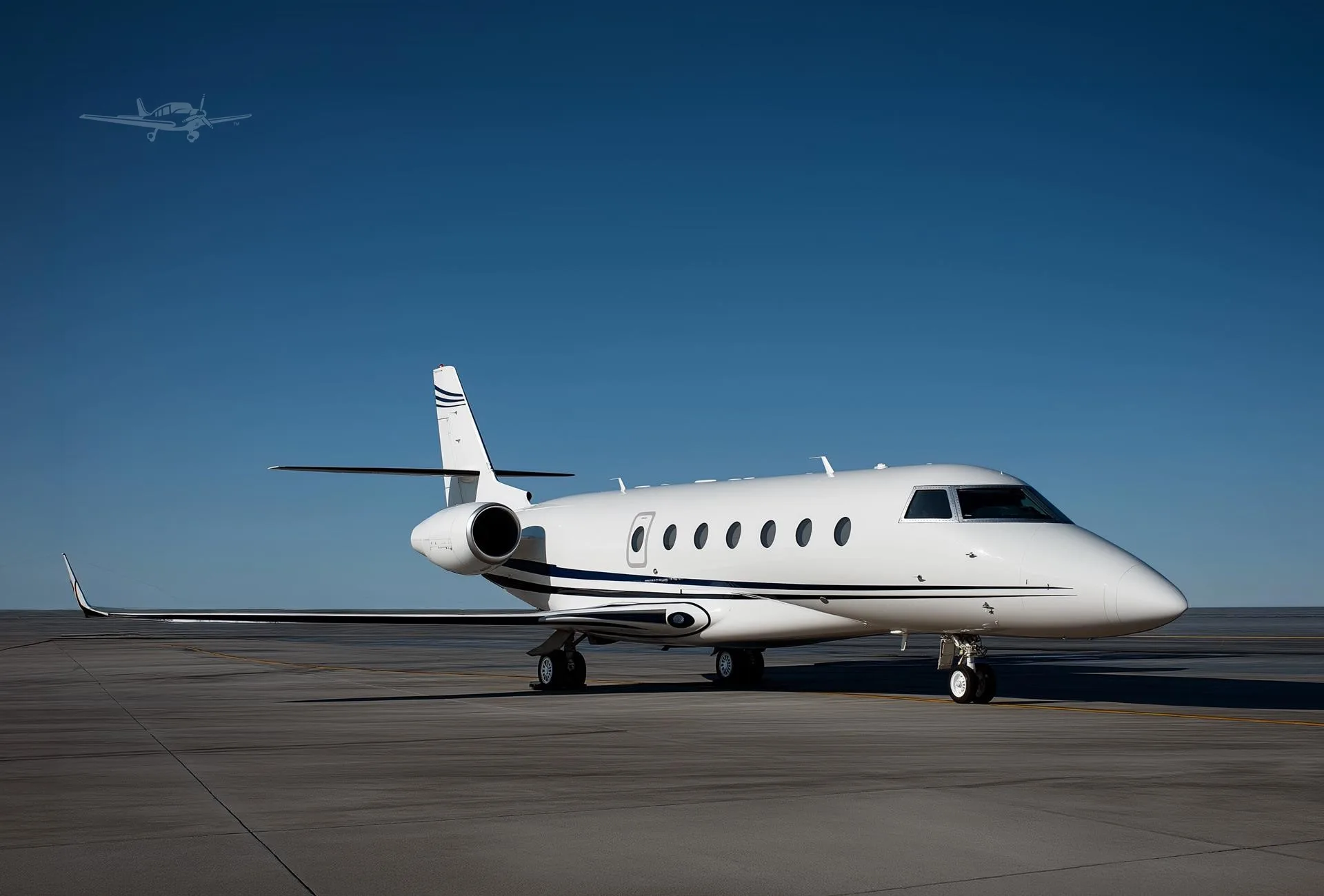 Exterior view of a 2001 GULFSTREAM G200.