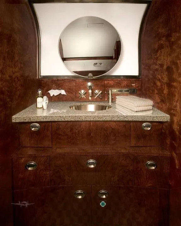 Cabin interior of a 2011 BOMBARDIER CHALLENGER 300.