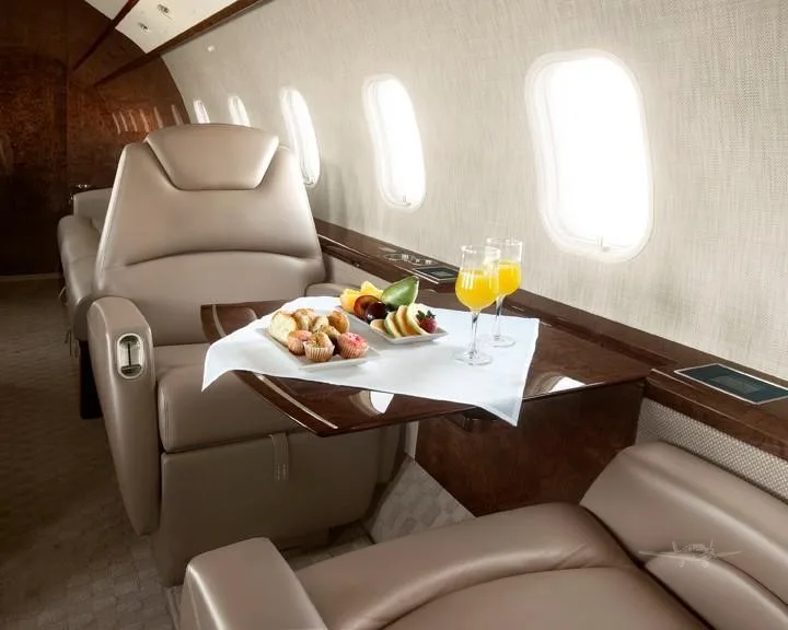 Cabin interior of a 2011 BOMBARDIER CHALLENGER 300.