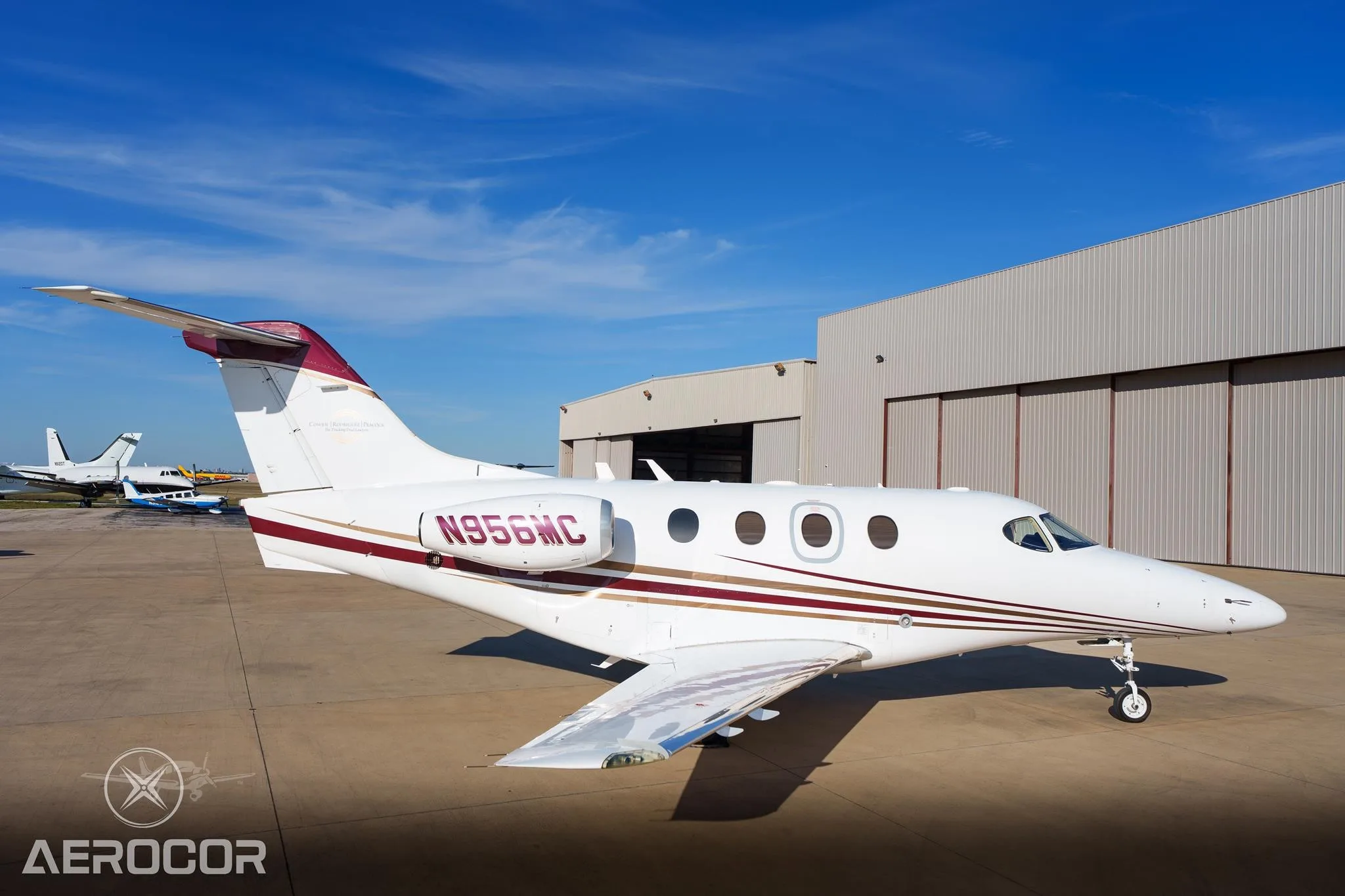 Exterior view of a 2006 BEECHCRAFT PREMIER IA, N956MC.