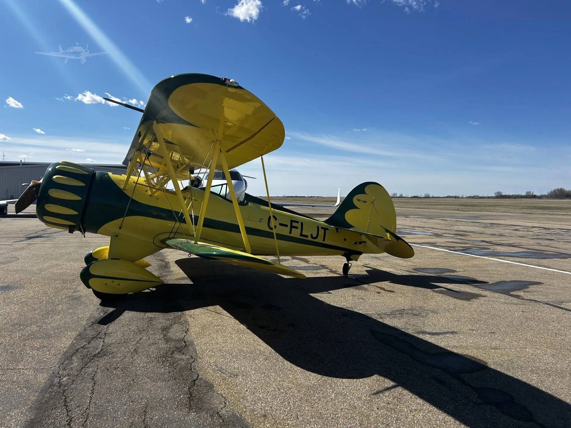 Marketing image of a 2000 WACO YMF-5C.