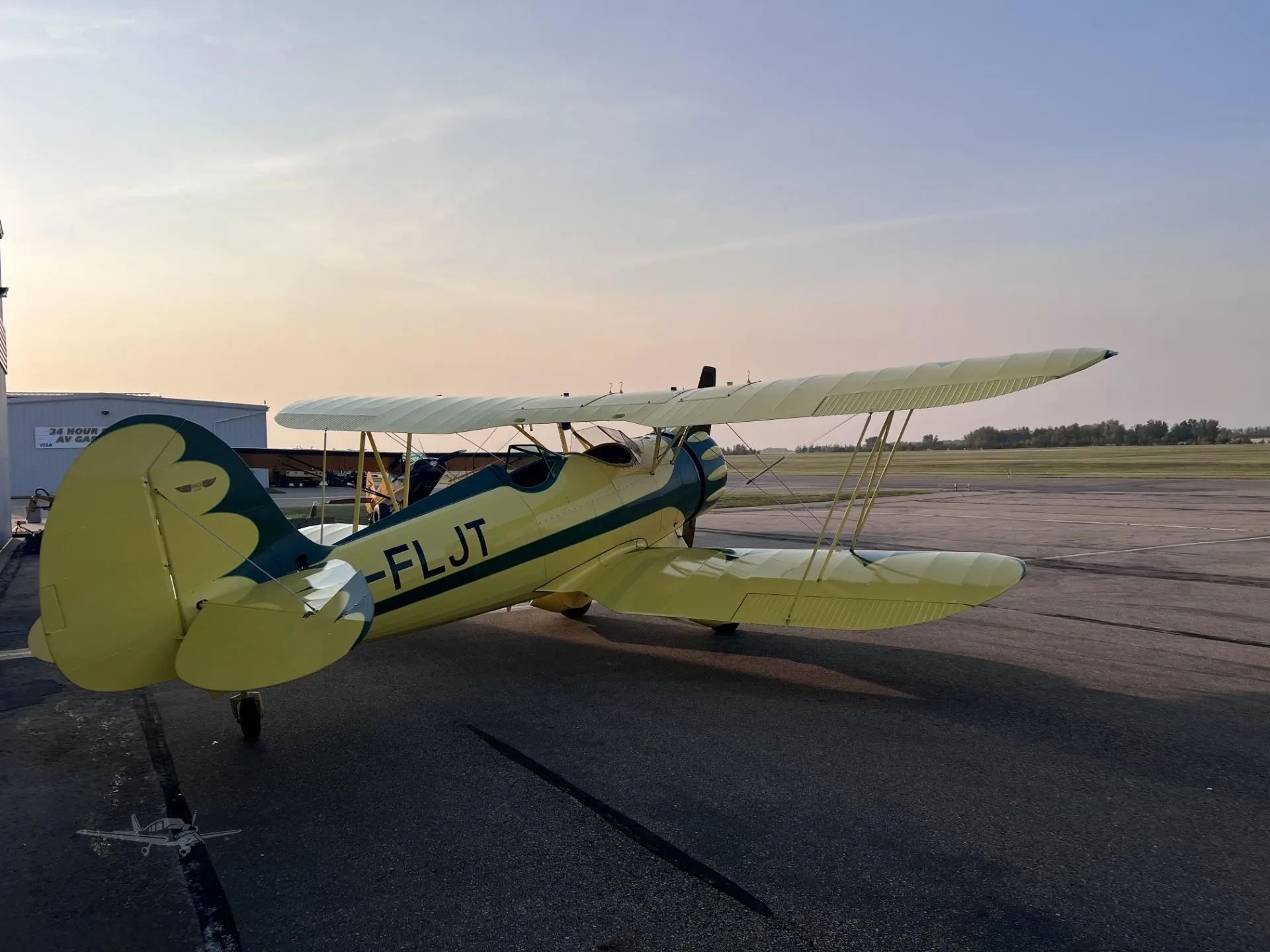 Marketing image of a 2000 WACO YMF-5C.