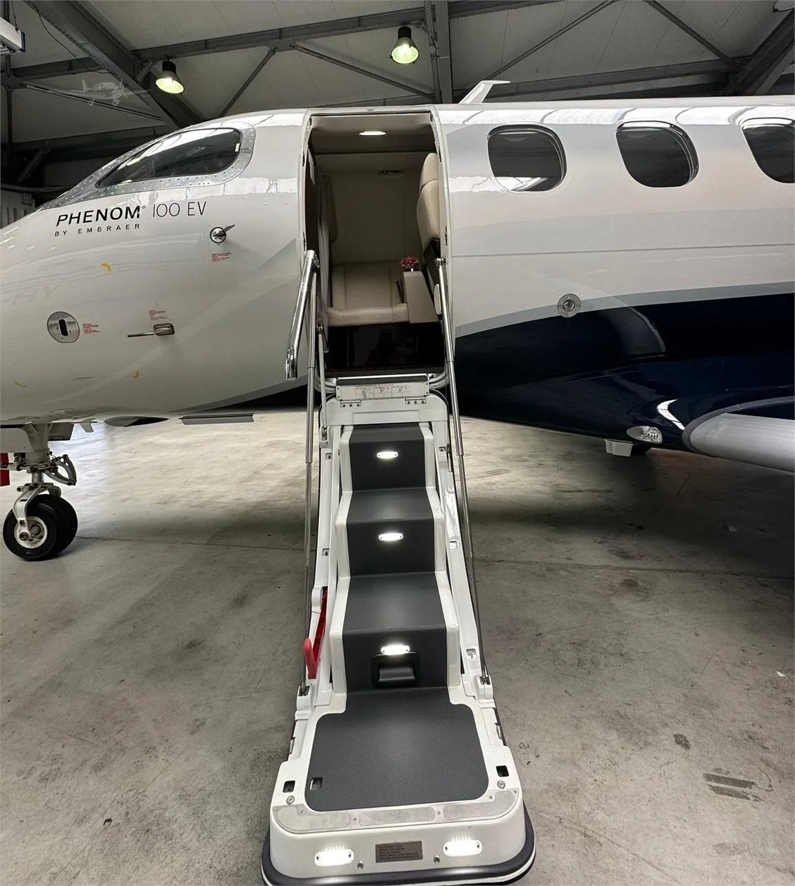 Exterior view of a 2022 EMBRAER PHENOM 100EV.