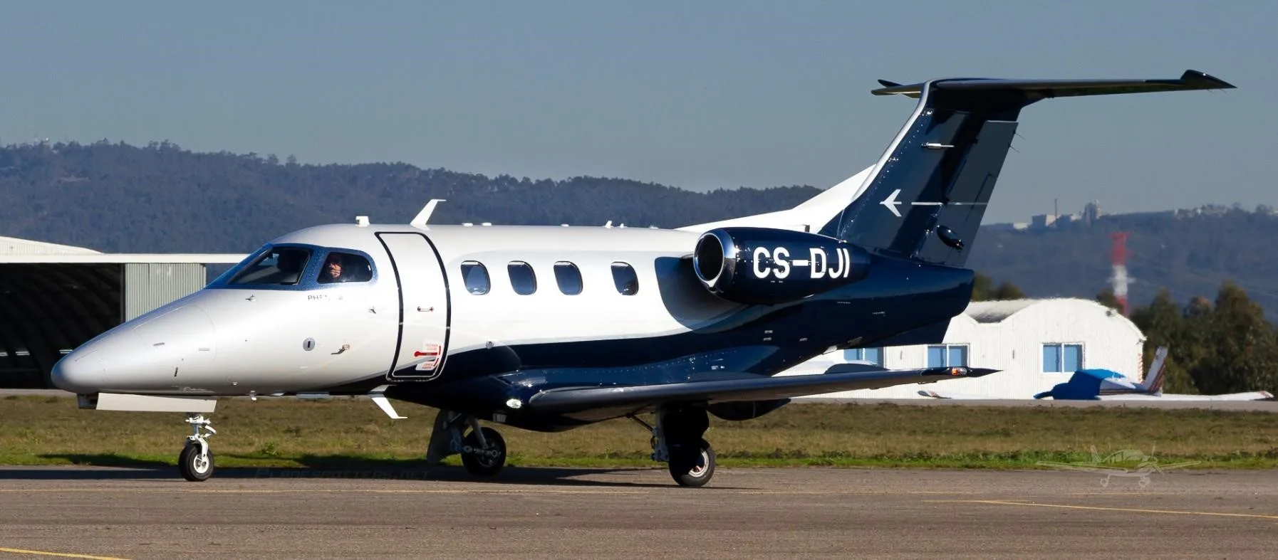 Exterior view of a 2022 EMBRAER PHENOM 100EV.