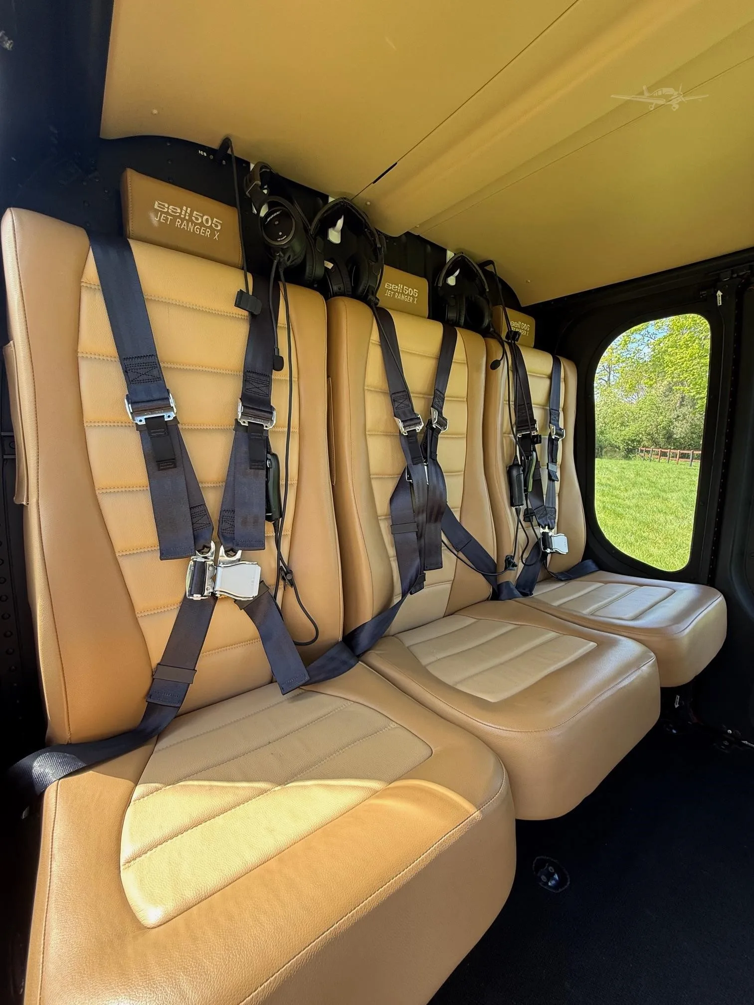 Cabin interior of a 2018 BELL 505 JET RANGER X.