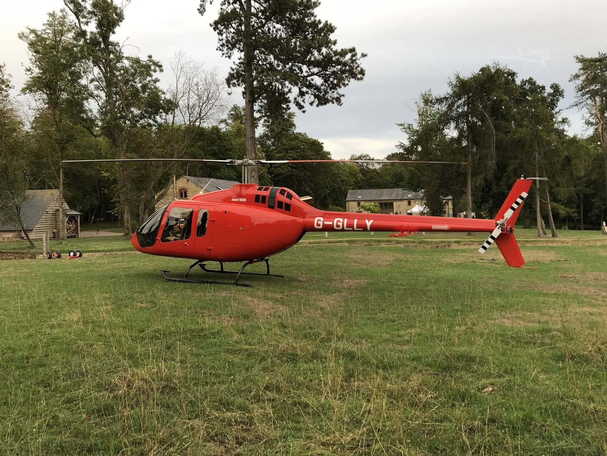 Exterior view of a 2018 BELL 505 JET RANGER X, G-GLLY.