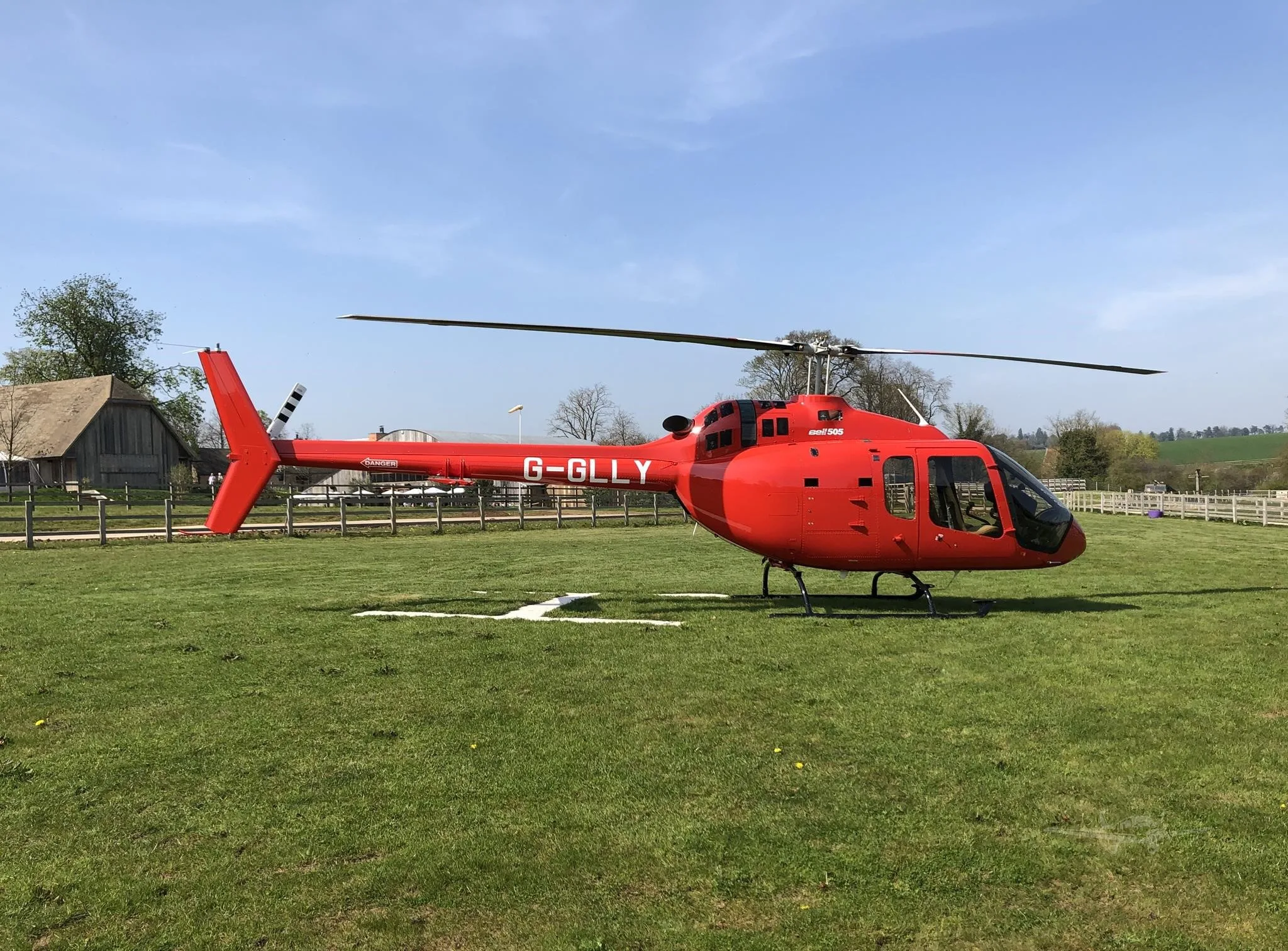Exterior view of a 2018 BELL 505 JET RANGER X, G-GLLY.