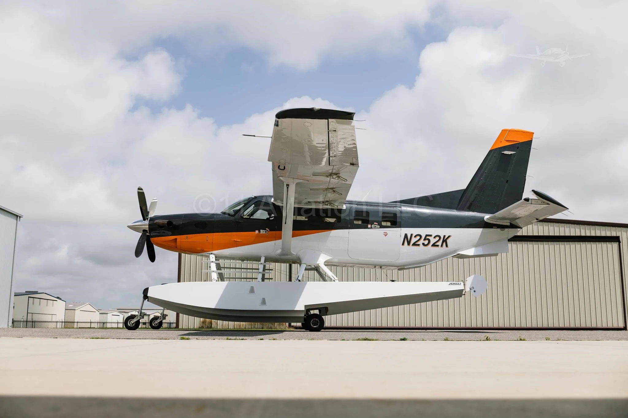 Exterior view of a 2014 DAHER KODIAK 100, N252K.