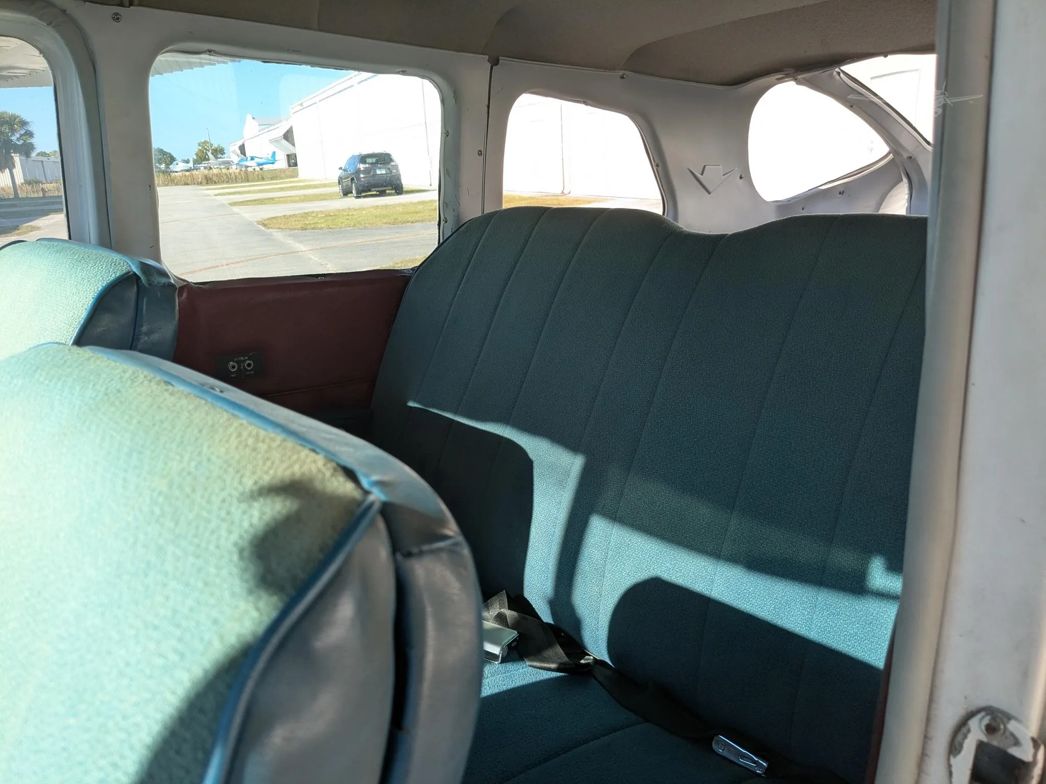 Cabin interior of a 1962 CESSNA 210.