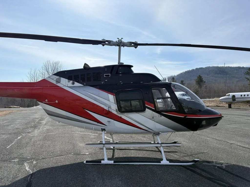 Exterior view of a 1981 BELL 206B III.
