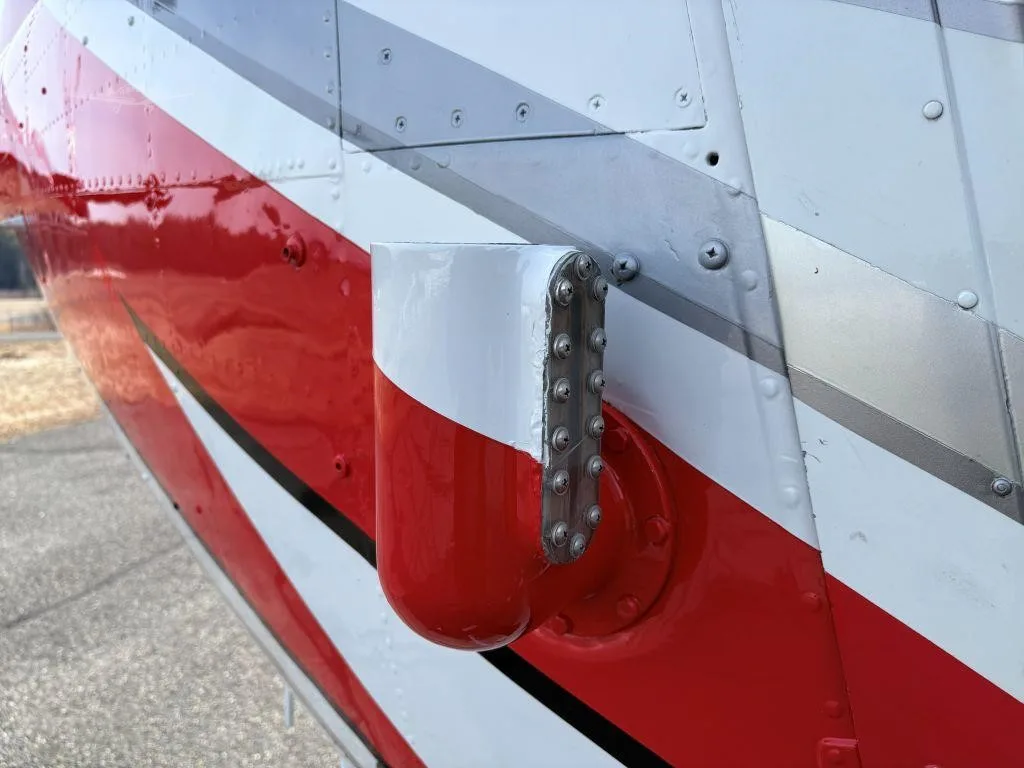 Engine detail of a 1981 BELL 206B III.