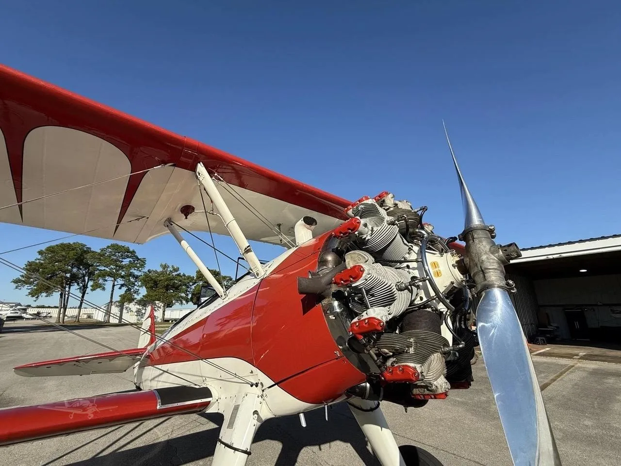 Marketing image of a 1943 BOEING/STEARMAN PT-17 KAYDET.