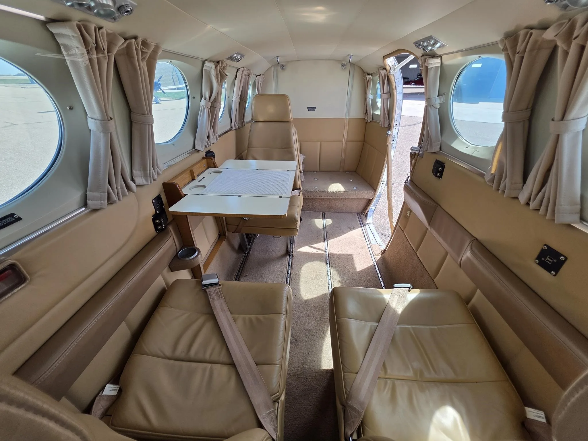 Cabin interior of a 1978 CESSNA 340A.