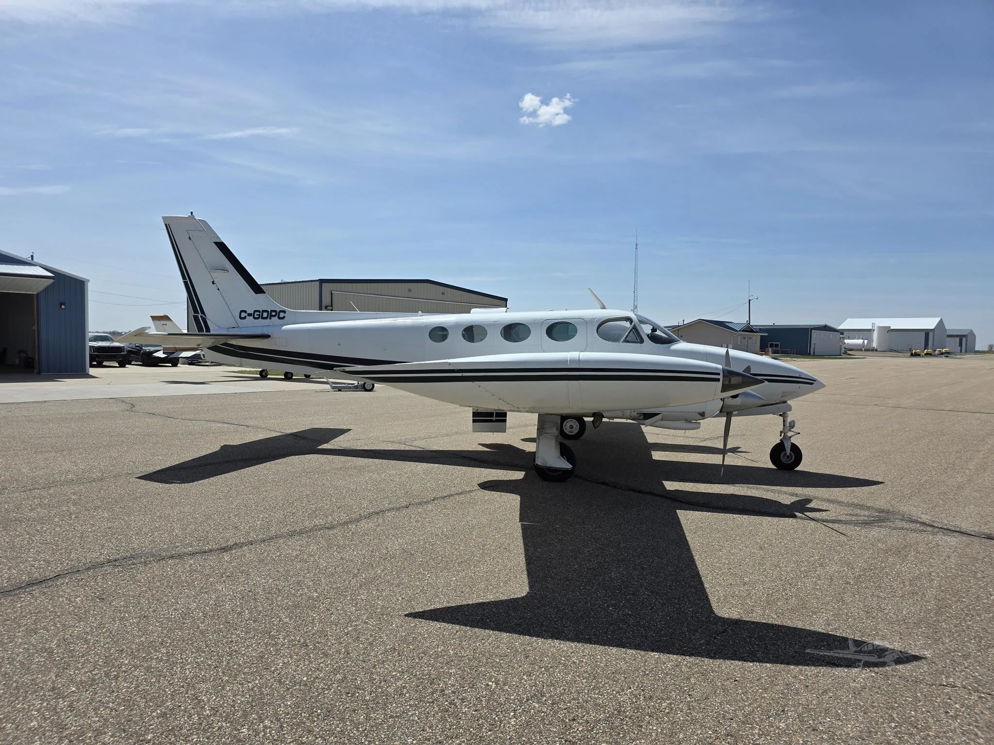 Exterior view of a 1978 CESSNA 340A, C-GDPC.