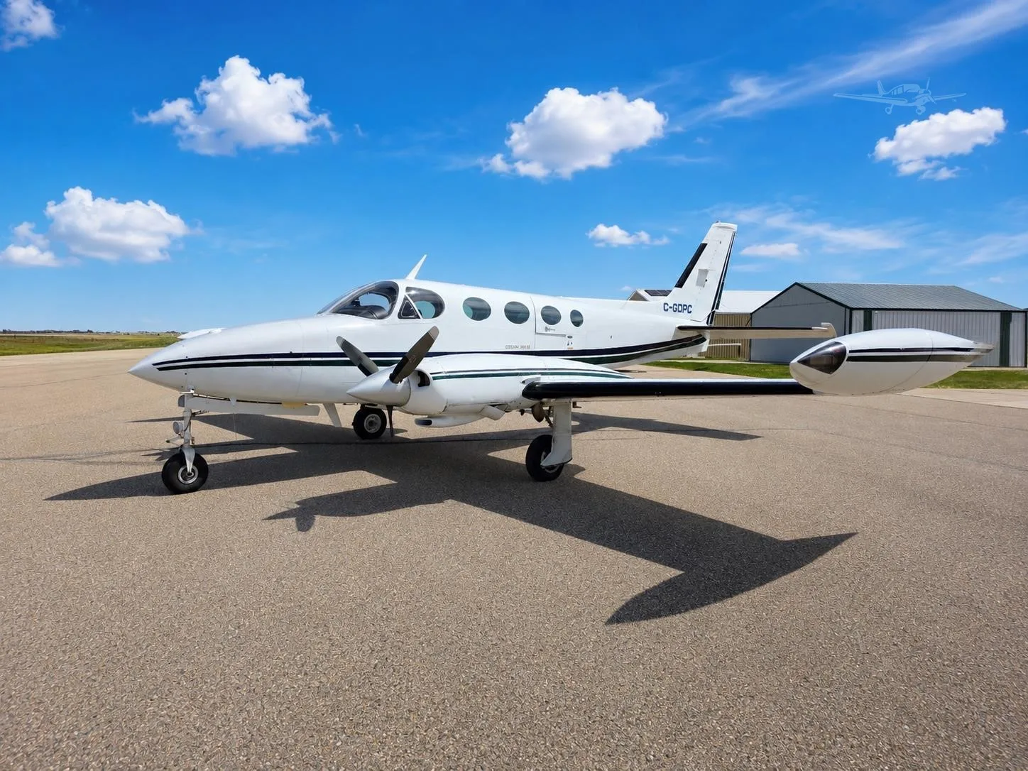 Exterior view of a 1978 CESSNA 340A, C-GDPC.