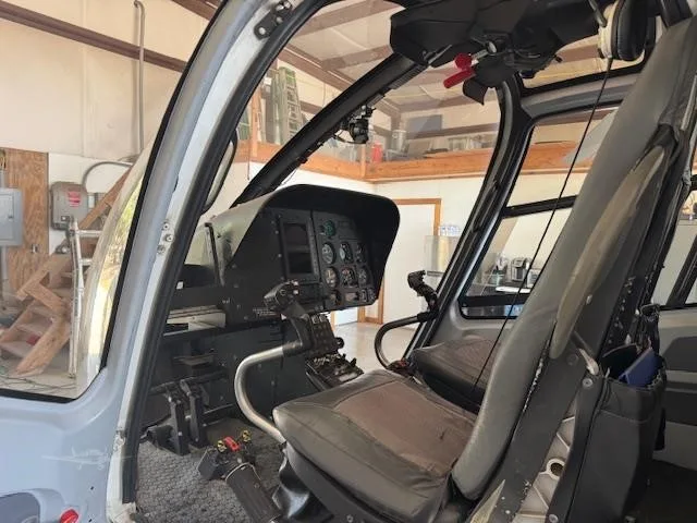 Cockpit and instrument panel of a 2013 EUROCOPTER EC120.