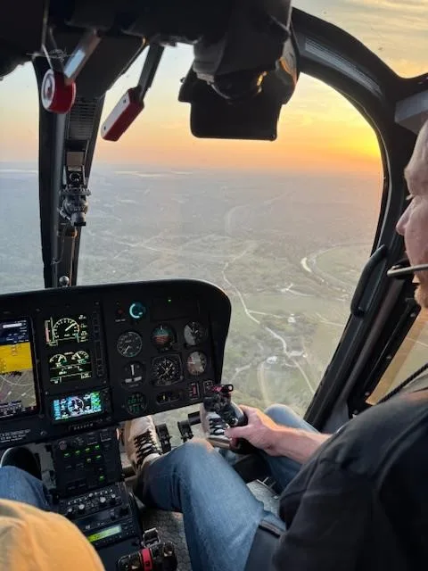Cockpit and instrument panel of a 2013 EUROCOPTER EC120.