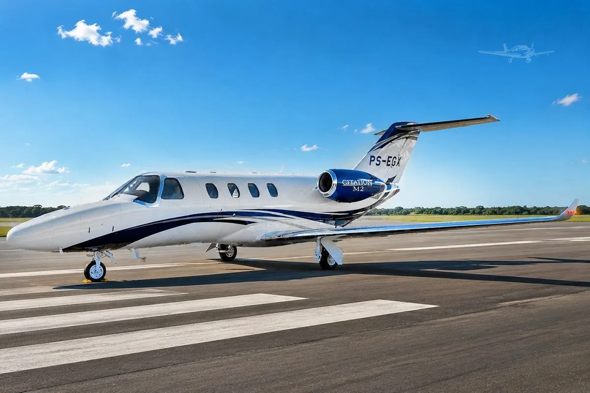 Exterior view of a 2024 CESSNA CITATION M2 GEN 2, PS-EGX.
