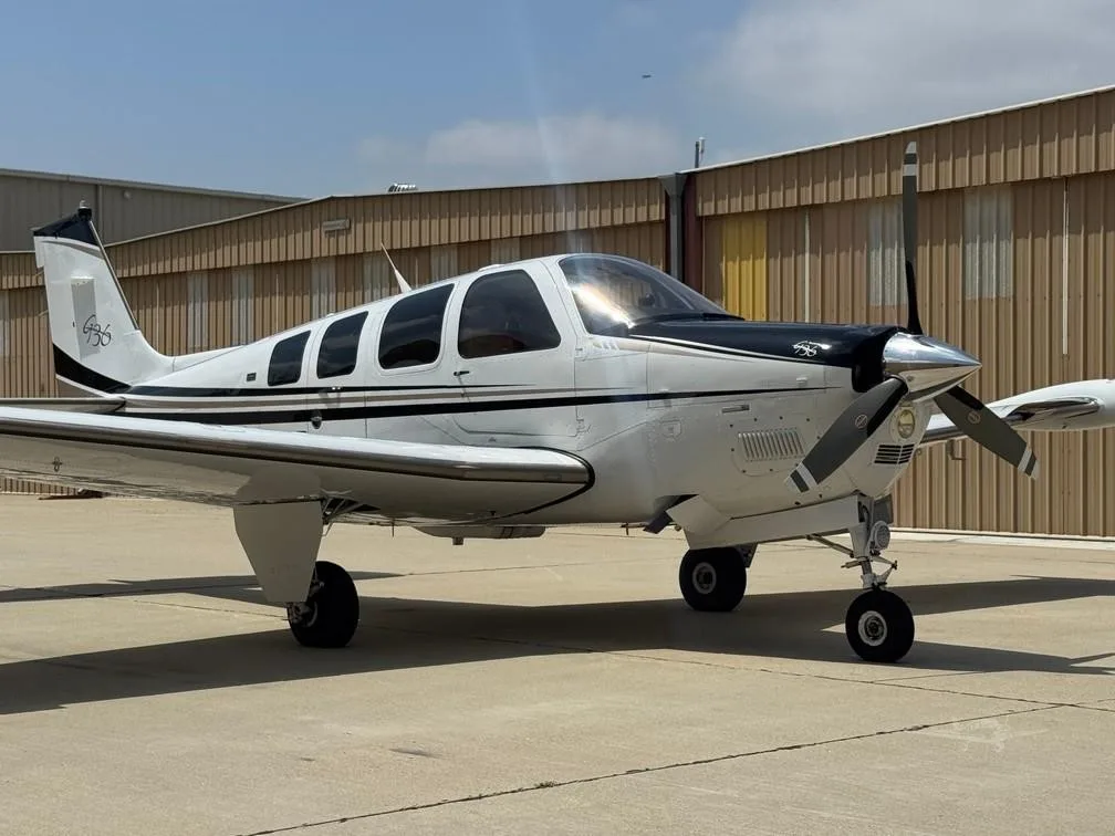 Exterior view of a 2007 BEECHCRAFT G36 BONANZA, N524HS.