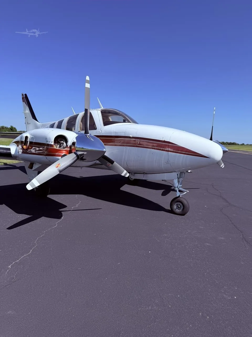 Marketing image of a 1976 BEECHCRAFT 58P BARON.