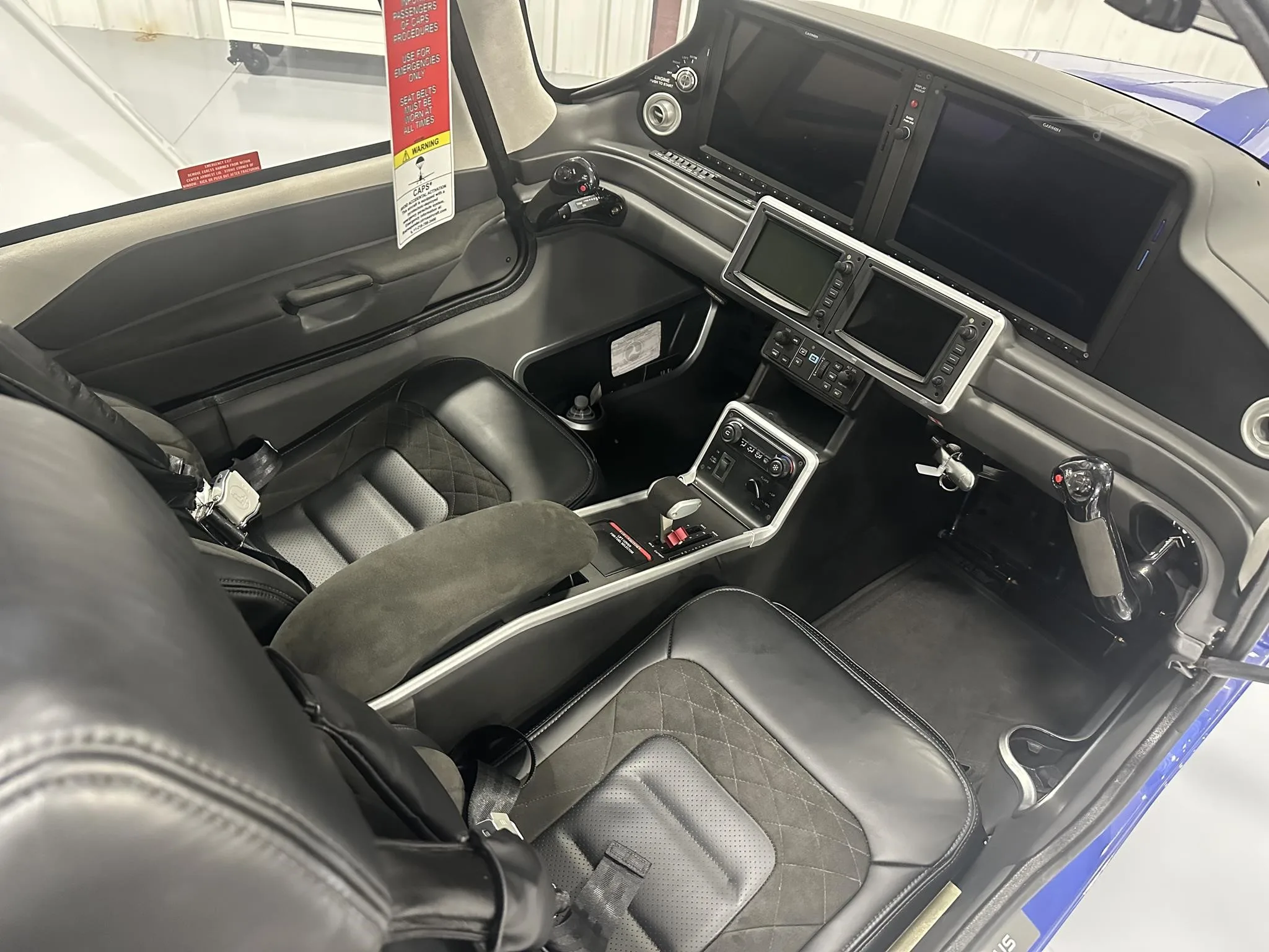 Cabin interior of a 2025 CIRRUS SR20-G7.