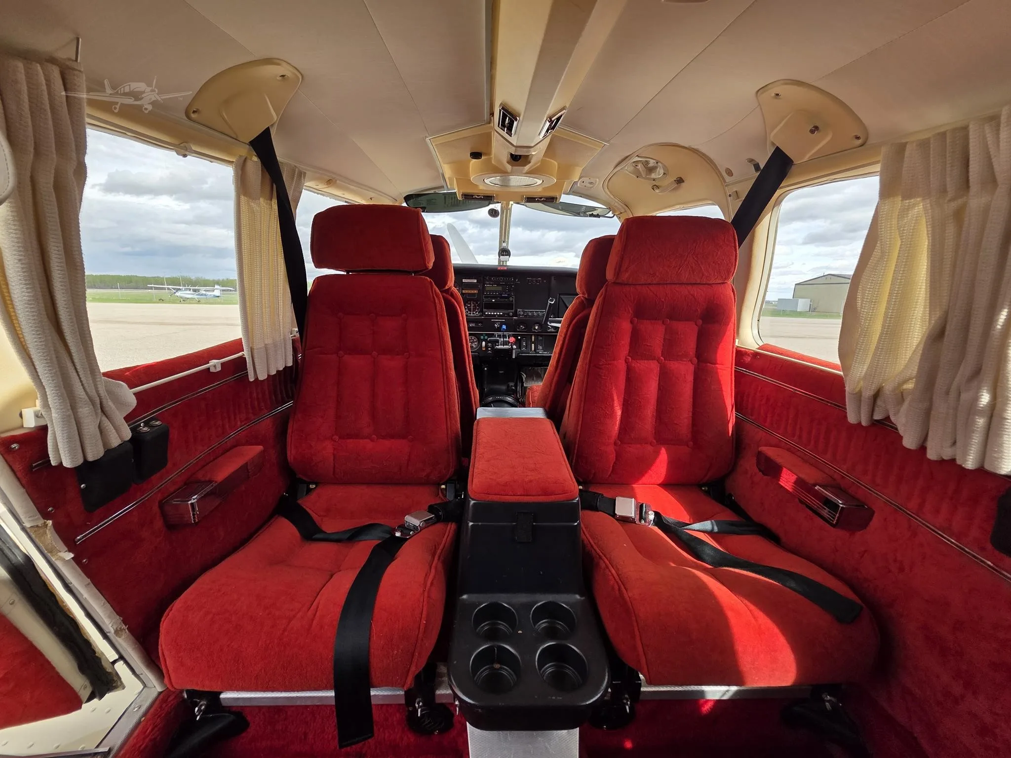 Cabin interior of a 1980 PIPER SARATOGA SP.