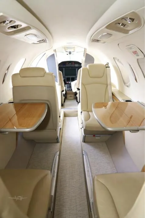 Cabin interior of a 2016 HONDA JET APMG.