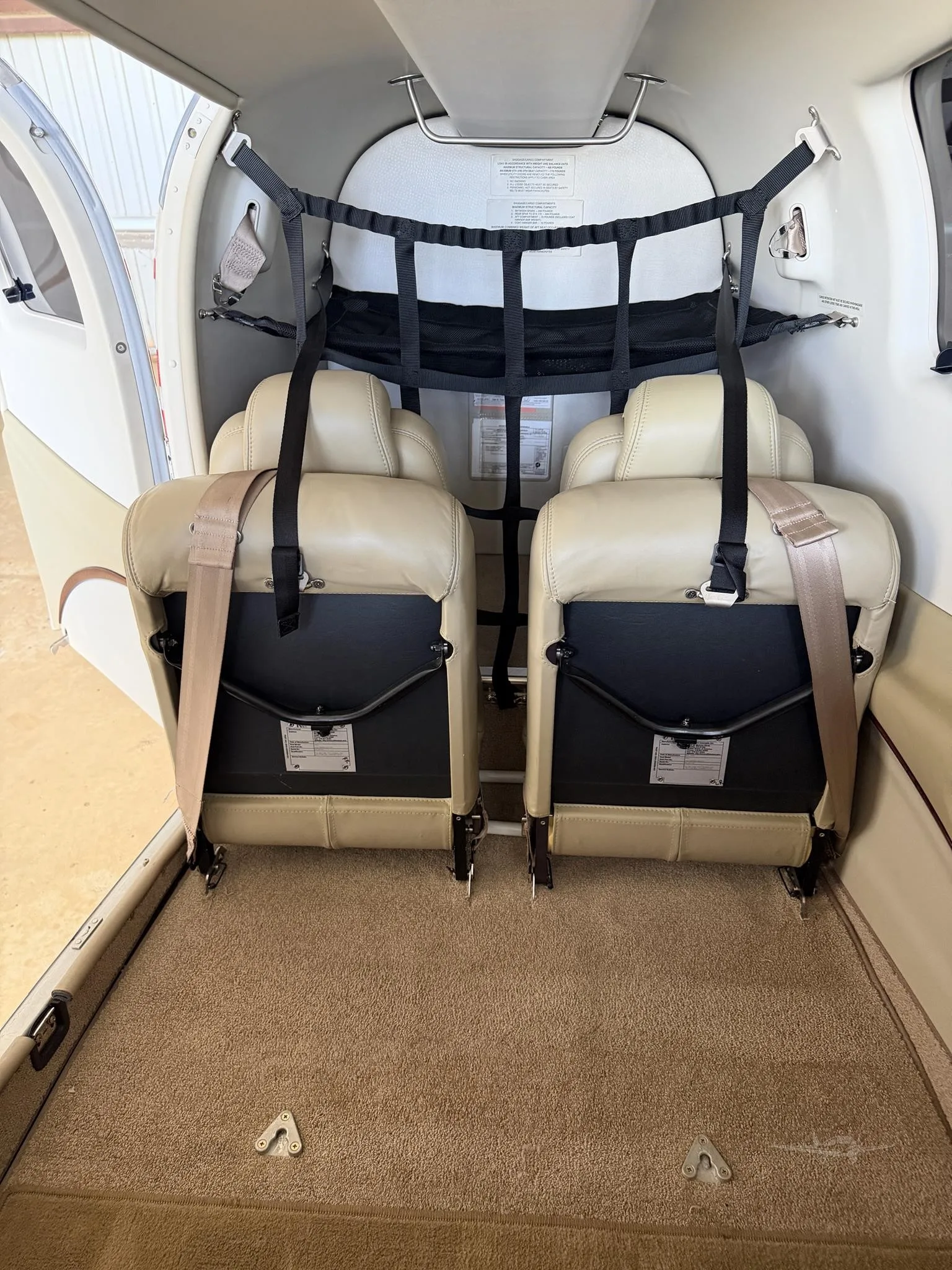 Cabin interior of a 2016 BEECHCRAFT G36 BONANZA.