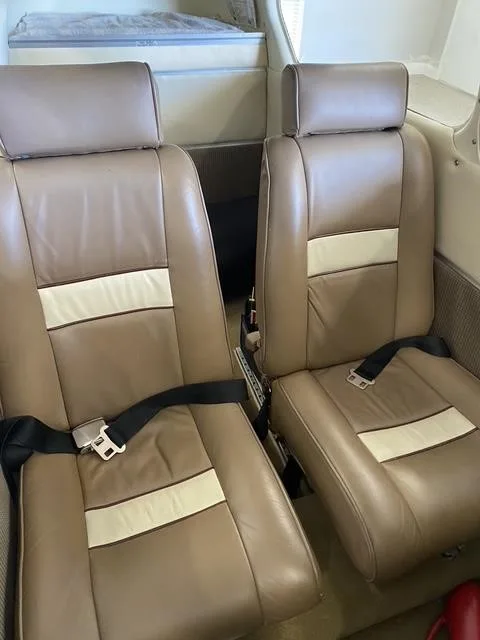Cabin interior of a 1966 BEECHCRAFT V35 BONANZA.