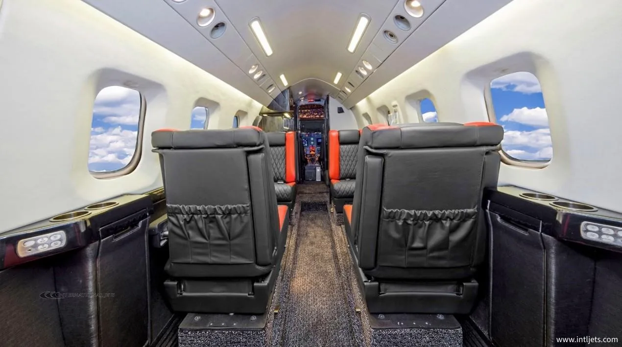 Cabin interior of a 1999 ASTRA/GULFSTREAM ASTRA SPX.