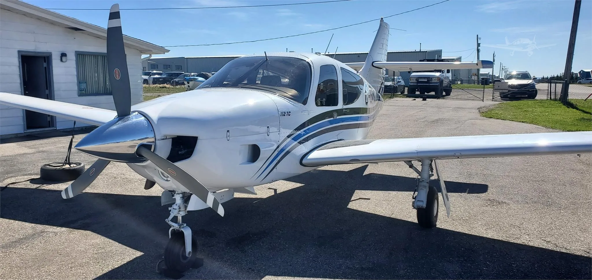 Exterior view of a 1976 COMMANDER 112TC, C-GIHQ.