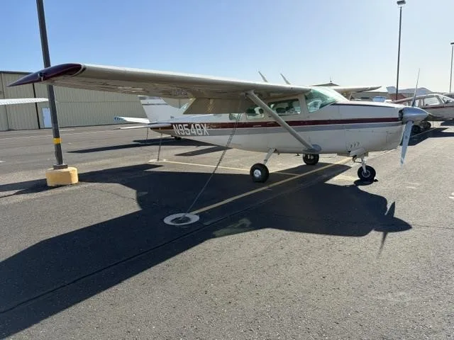 Exterior view of a 1962 CESSNA 210, N9548X.