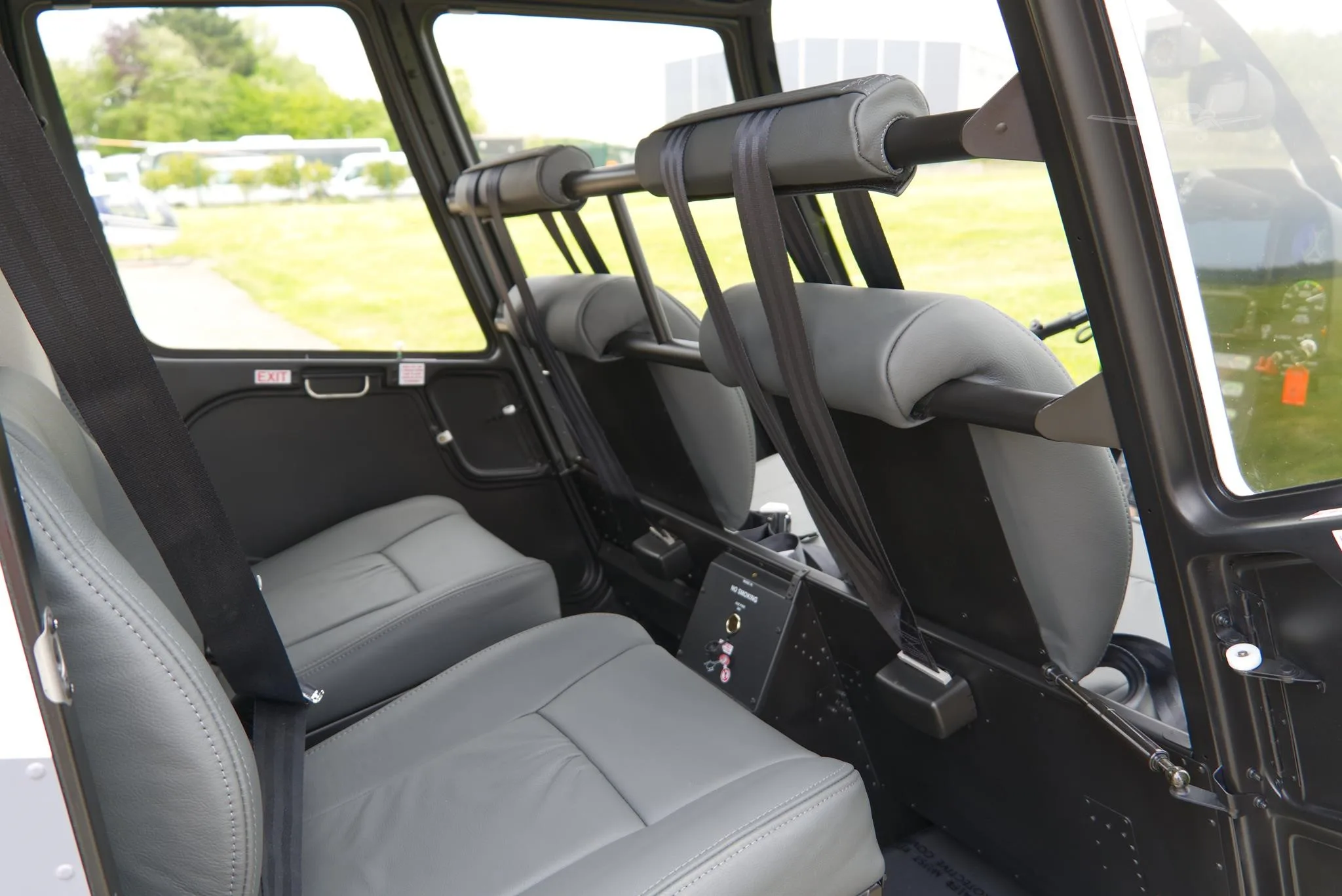 Cabin interior of a ROBINSON R44 RAVEN I.