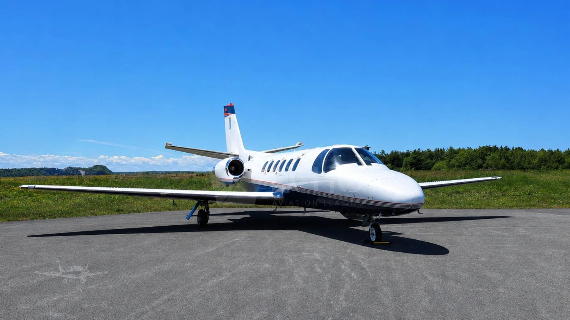 Exterior view of a 1984 CESSNA CITATION SII, N83HK.