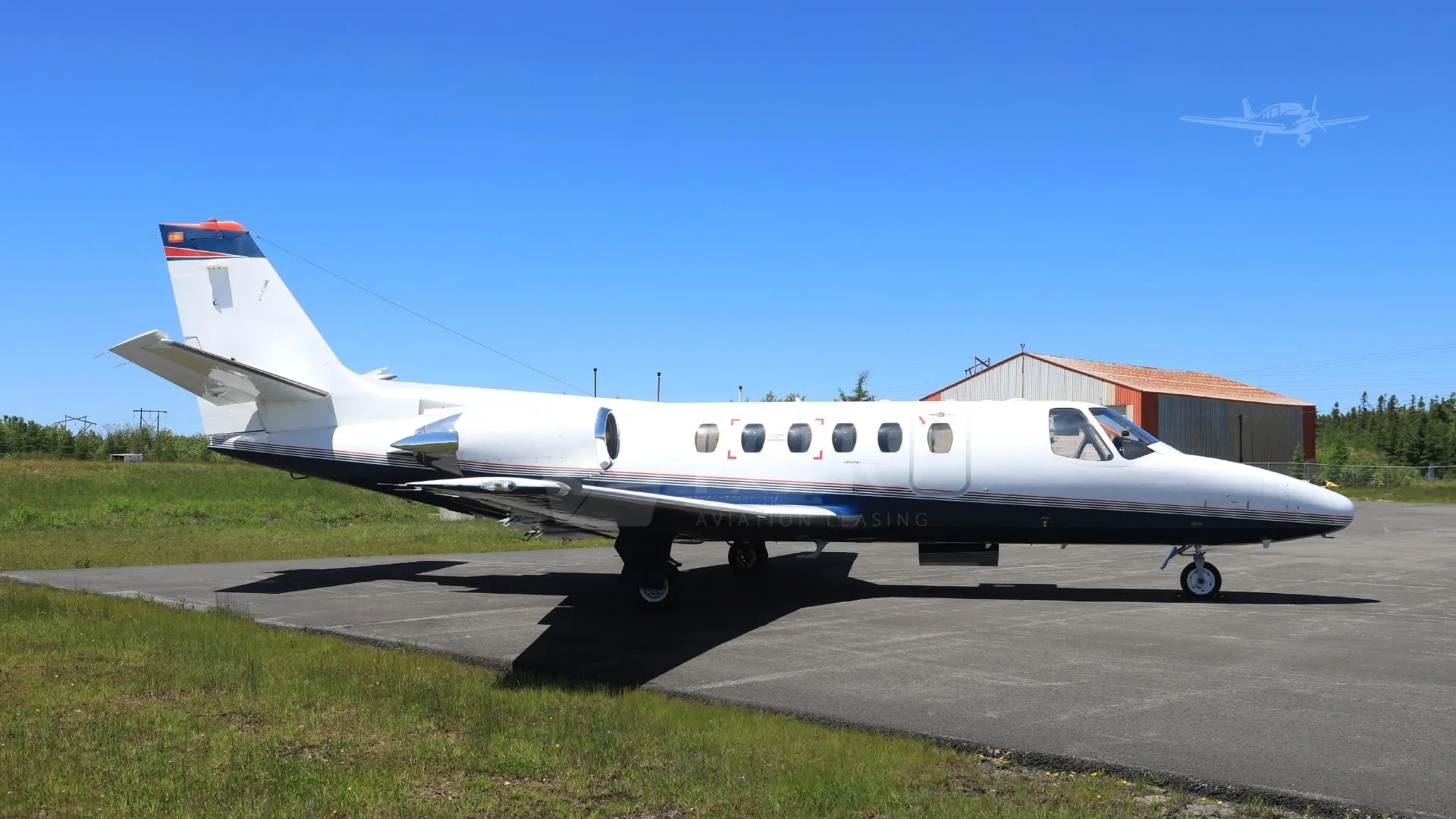 Exterior view of a 1984 CESSNA CITATION SII, N83HK.