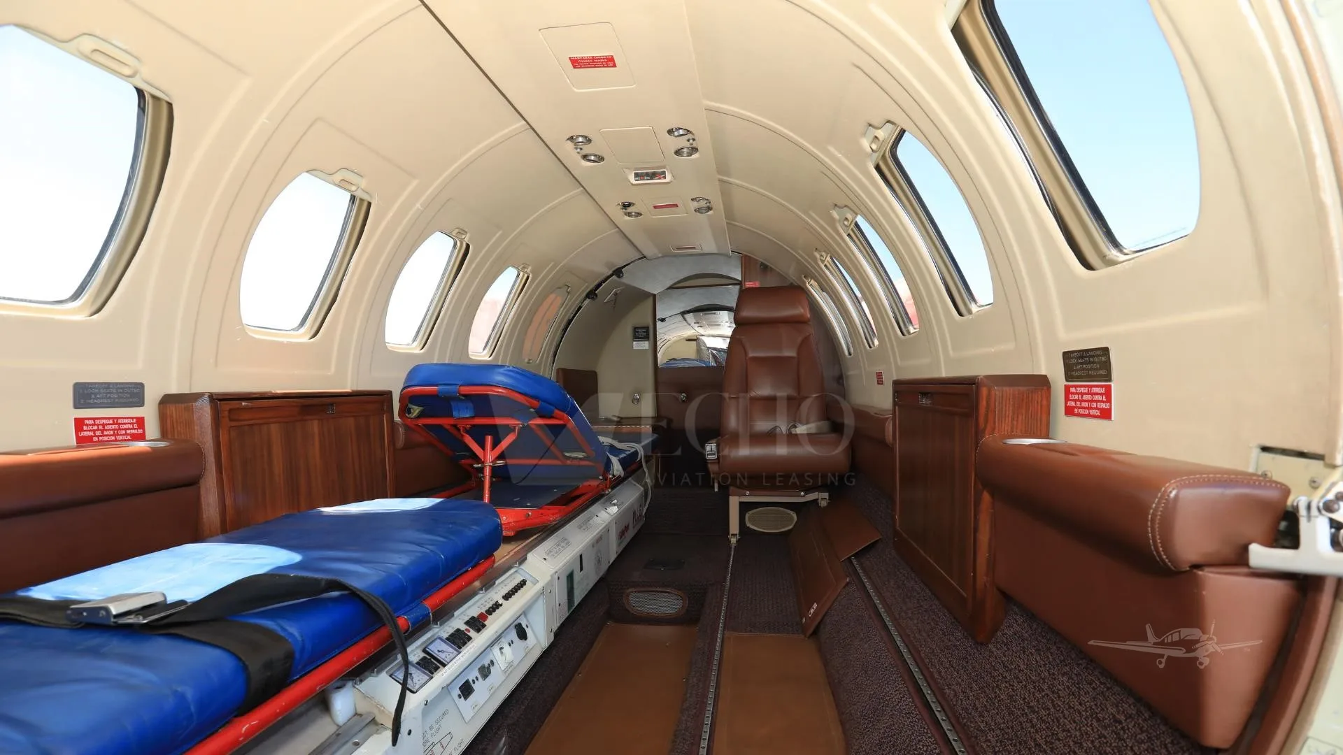 Cabin interior of a 1984 CESSNA CITATION SII.