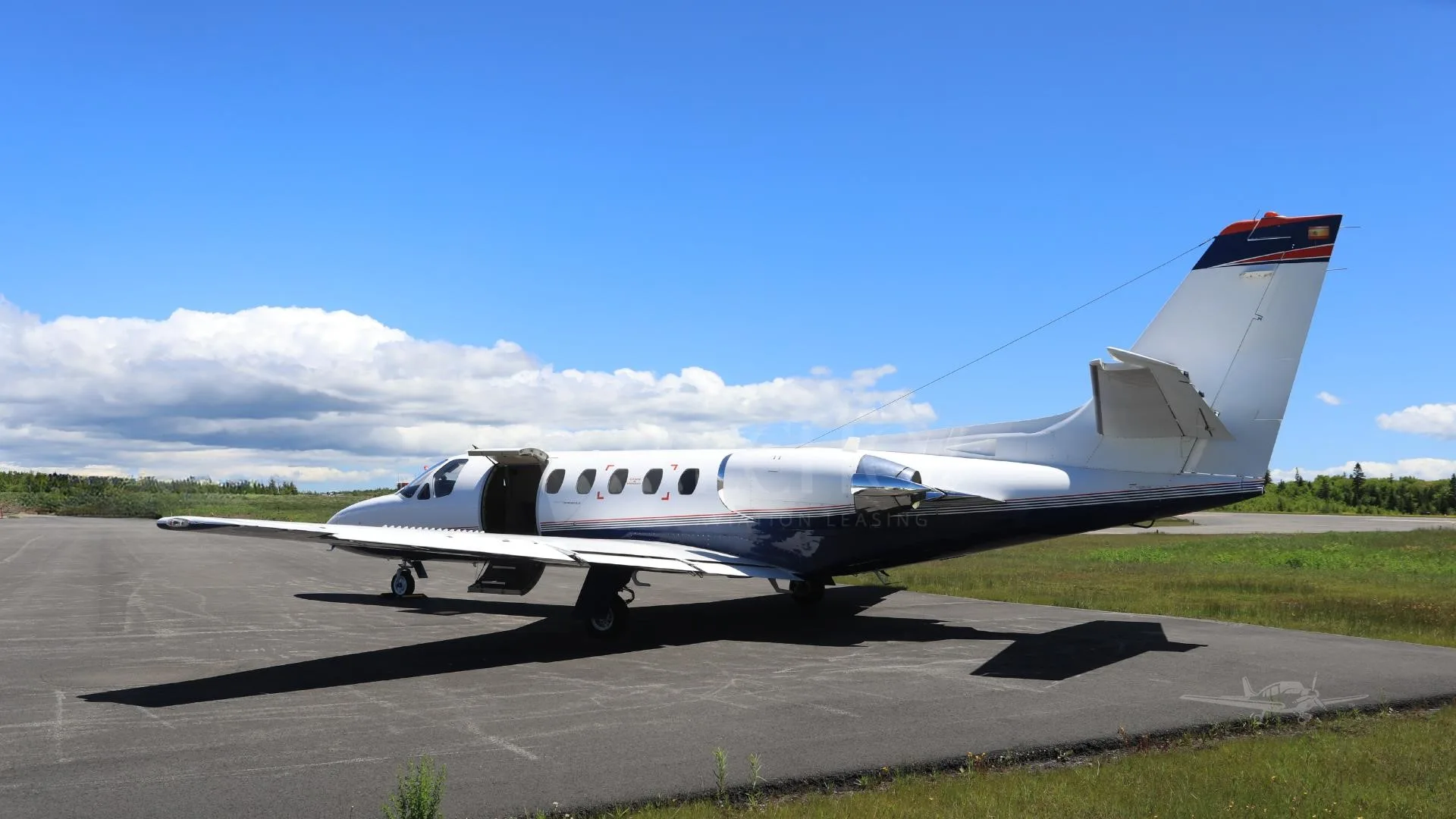 Exterior view of a 1984 CESSNA CITATION SII, N83HK.