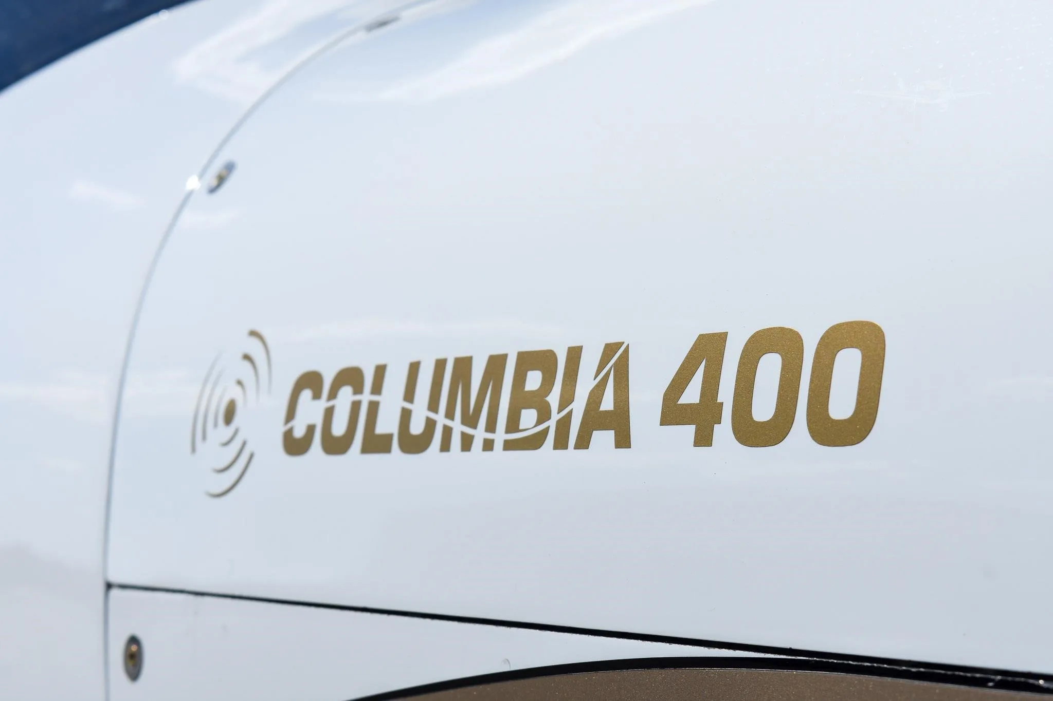 Engine detail of a 2006 COLUMBIA 400SLX.