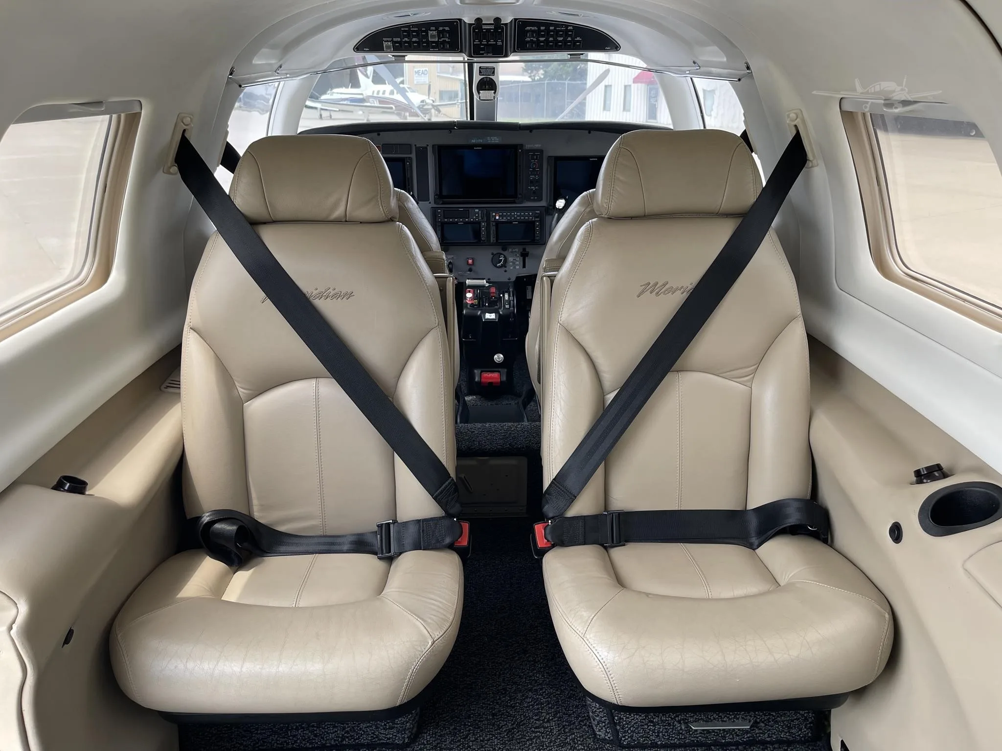 Cabin interior of a 2006 PIPER MERIDIAN.